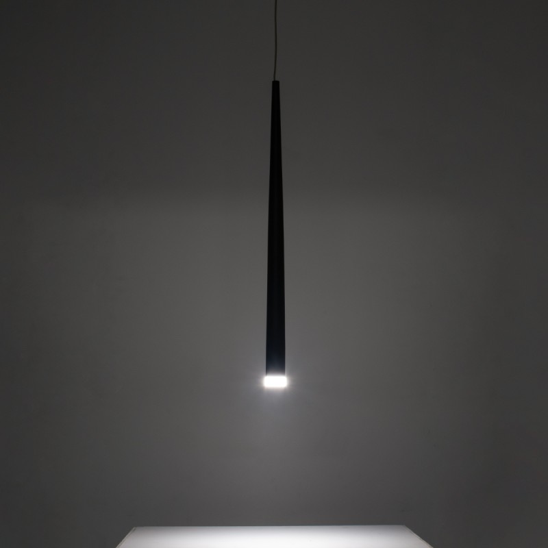 GloboStar® TEARS 61310 Κρεμαστό Φωτιστικό Οροφής Design LED CCT 3W 330lm 180° AC 220-240V - Εναλλαγή Φωτισμού μέσω Διακόπτη On/Off All In One Ψυχρό 6000k+Φυσικό 4500k+Θερμό 2700k Φ3.2 x Υ51.5cm - Χρυσό Βούρτσας - 3 Years Warranty