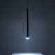 GloboStar® TEARS 61310 Κρεμαστό Φωτιστικό Οροφής Design LED CCT 3W 330lm 180° AC 220-240V - Εναλλαγή Φωτισμού μέσω Διακόπτη On/Off All In One Ψυχρό 6000k+Φυσικό 4500k+Θερμό 2700k Φ3.2 x Υ51.5cm - Χρυσό Βούρτσας - 3 Years Warranty