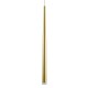 GloboStar® TEARS 61310 Κρεμαστό Φωτιστικό Οροφής Design LED CCT 3W 330lm 180° AC 220-240V - Εναλλαγή Φωτισμού μέσω Διακόπτη On/Off All In One Ψυχρό 6000k+Φυσικό 4500k+Θερμό 2700k Φ3.2 x Υ51.5cm - Χρυσό Βούρτσας - 3 Years Warranty