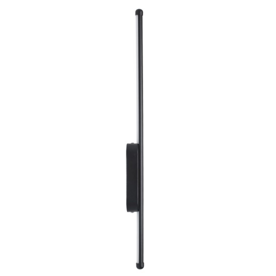 GloboStar® HARLEM 61331 Φωτιστικό Τοίχου - Απλίκα Design LED CCT 9W 1080lm 120° AC 220-240V - Εναλλαγή Φωτισμού μέσω Διακόπτη On/Off All In One Ψυχρό 6000k+Φυσικό 4500k+Θερμό 2700k Μ5 x Π4 x Υ60cm - Μαύρο - 3 Years Warranty