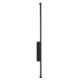 GloboStar® HARLEM 61331 Φωτιστικό Τοίχου - Απλίκα Design LED CCT 9W 1080lm 120° AC 220-240V - Εναλλαγή Φωτισμού μέσω Διακόπτη On/Off All In One Ψυχρό 6000k+Φυσικό 4500k+Θερμό 2700k Μ5 x Π4 x Υ60cm - Μαύρο - 3 Years Warranty