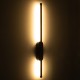 GloboStar® HARLEM 61332 Φωτιστικό Τοίχου - Απλίκα Design LED CCT 9W 1080lm 120° AC 220-240V - Εναλλαγή Φωτισμού μέσω Διακόπτη On/Off All In One Ψυχρό 6000k+Φυσικό 4500k+Θερμό 2700k Μ5 x Π4 x Υ60cm - Χρυσό - 3 Years Warranty