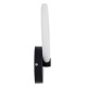 GloboStar® MATILDA 61339 Φωτιστικό Τοίχου - Απλίκα Design LED CCT 8W 960lm 360° AC 220-240V - Εναλλαγή Φωτισμού μέσω Διακόπτη On/Off All In One Ψυχρό 6000k+Φυσικό 4500k+Θερμό 2700k Μ20 x Π5 x Υ25.5cm - Μαύρο - 3 Years Warranty