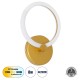GloboStar® MATILDA 61340 Φωτιστικό Τοίχου - Απλίκα Design LED CCT 8W 960lm 360° AC 220-240V - Εναλλαγή Φωτισμού μέσω Διακόπτη On/Off All In One Ψυχρό 6000k+Φυσικό 4500k+Θερμό 2700k Μ20 x Π5 x Υ25.5cm - Χρυσό - 3 Years Warranty GloboStar® MATILDA 61340 Φωτιστικό Τοίχου - Απλίκα Design LED CCT 8W 960lm 360° AC 220-240V - Εναλλαγή Φωτισμού μέσω Διακόπτη On/Off All In One Ψυχρό 6000k+Φυσικό 4500k+Θερμό 2700k Μ20 x Π5 x Υ25.5cm - Χρυσό - 3 Years Warranty