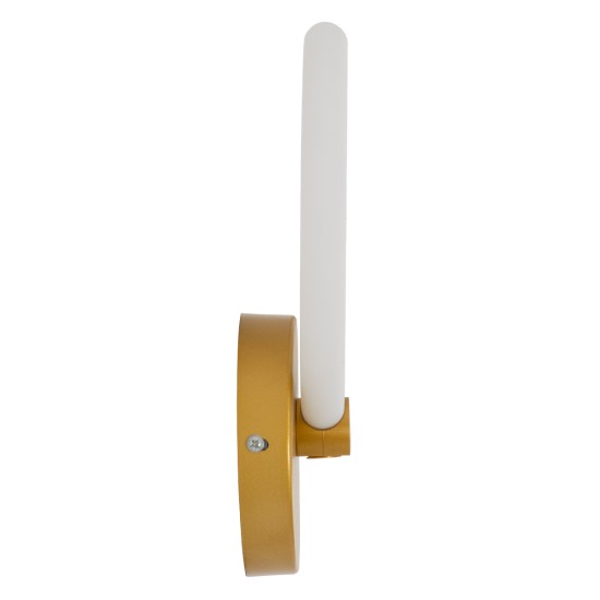 GloboStar® MATILDA 61340 Φωτιστικό Τοίχου - Απλίκα Design LED CCT 8W 960lm 360° AC 220-240V - Εναλλαγή Φωτισμού μέσω Διακόπτη On/Off All In One Ψυχρό 6000k+Φυσικό 4500k+Θερμό 2700k Μ20 x Π5 x Υ25.5cm - Χρυσό - 3 Years Warranty GloboStar® MATILDA 61340 Φωτιστικό Τοίχου - Απλίκα Design LED CCT 8W 960lm 360° AC 220-240V - Εναλλαγή Φωτισμού μέσω Διακόπτη On/Off All In One Ψυχρό 6000k+Φυσικό 4500k+Θερμό 2700k Μ20 x Π5 x Υ25.5cm - Χρυσό - 3 Years Warranty