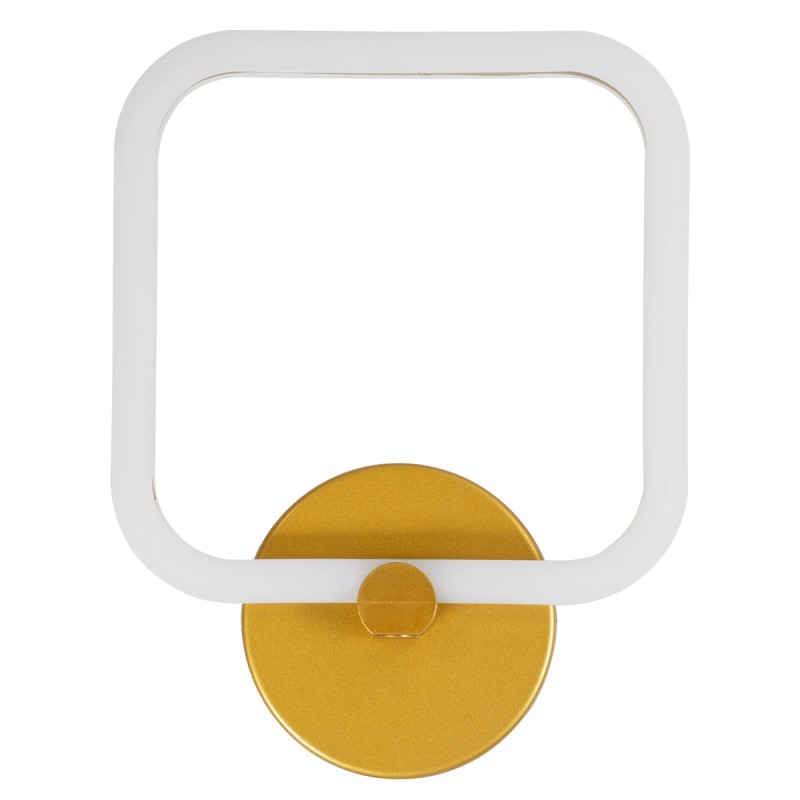 GloboStar® ELIZA 61344 Φωτιστικό Τοίχου - Απλίκα Design LED CCT 8W 960lm 360° AC 220-240V - Εναλλαγή Φωτισμού μέσω Διακόπτη On/Off All In One Ψυχρό 6000k+Φυσικό 4500k+Θερμό 2700k Μ22 x Π5 x Υ28.5cm - Χρυσό - 3 Years Warranty