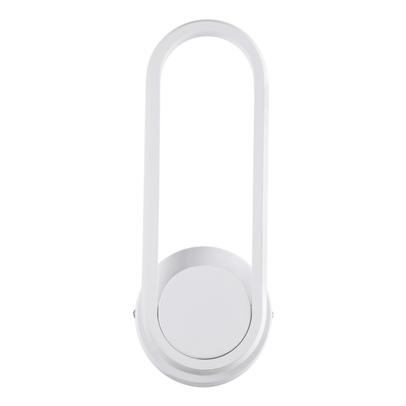 GloboStar® DALLAS 61346 Φωτιστικό Τοίχου - Απλίκα Design LED CCT 12W 1440lm 360° AC 220-240V - Εναλλαγή Φωτισμού μέσω Διακόπτη On/Off All In One Ψυχρό 6000k+Φυσικό 4500k+Θερμό 2700k Μ12 x Π6.5 x Υ32cm - Λευκό - 3 Years Warranty