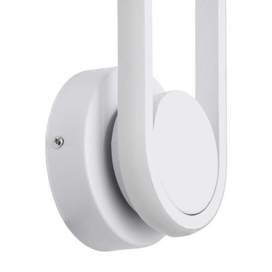 GLOBOSTAR® DALLAS 61346 Μοντέρνο Φωτιστικό Τοίχου - Απλίκα LED 12W 1440lm 300° AC 220-240V IP20 Ρυθμιζόμενο Λευκό CCT με On/Off 2700K/4500K/6000K - Lumileds SMD Chip - Λευκό Ματ - Μ12 x Π6.5 x Υ32cm - 3 Χρόνια Εγγύηση GloboStar® DALLAS 61346 Φωτιστικό Τοίχου - Απλίκα Design LED CCT 12W 1440lm 360° AC 220-240V - Εναλλαγή Φωτισμού μέσω Διακόπτη On/Off All In One Ψυχρό 6000k+Φυσικό 4500k+Θερμό 2700k Μ12 x Π6.5 x Υ32cm - Λευκό - 3 Years Warranty