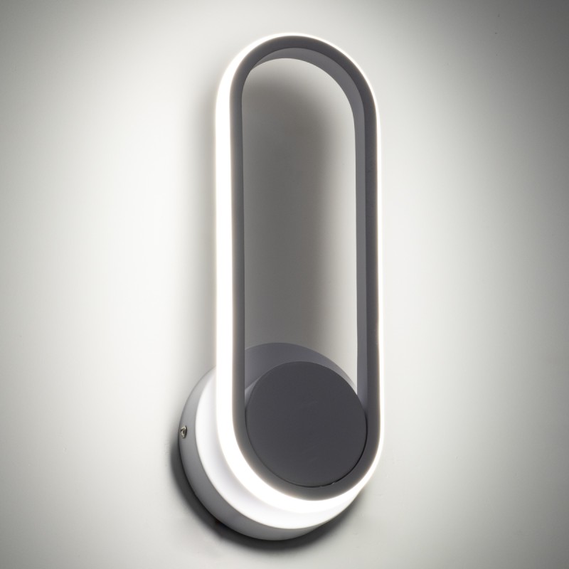 GloboStar® DALLAS 61346 Φωτιστικό Τοίχου - Απλίκα Design LED CCT 12W 1440lm 360° AC 220-240V - Εναλλαγή Φωτισμού μέσω Διακόπτη On/Off All In One Ψυχρό 6000k+Φυσικό 4500k+Θερμό 2700k Μ12 x Π6.5 x Υ32cm - Λευκό - 3 Years Warranty