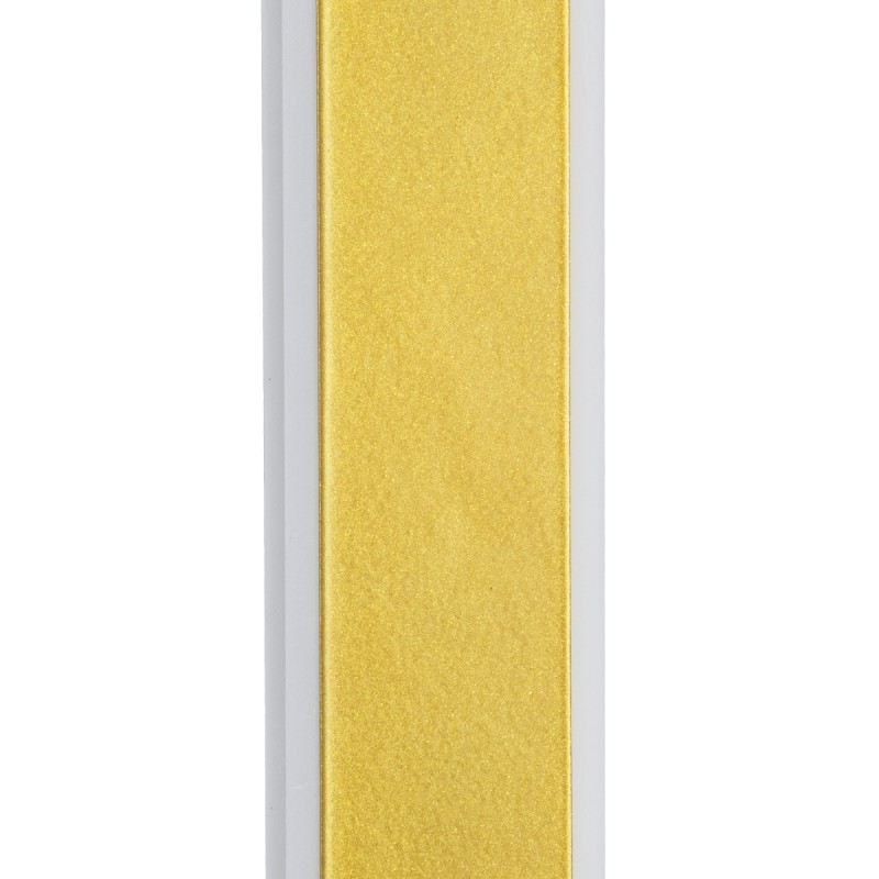 GloboStar® HOUSTON 61348 Φωτιστικό Τοίχου - Απλίκα Design LED CCT 18W 2160lm 360° AC 220-240V - Εναλλαγή Φωτισμού μέσω Διακόπτη On/Off All In One Ψυχρό 6000k+Φυσικό 4500k+Θερμό 2700k Μ6 x Π3 x Υ60cm - Χρυσό - 3 Years Warranty