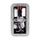 GLOBOSTAR® LADY-O 61365 Μοντέρνο Φωτιστικό Τοίχου - Απλίκα Ξενοδοχείου Reading Light με Φορτιστή USB 3A LED 10W 1000lm 36° & 360° AC 220-240V IP20 Φυσικό Λευκό 4500K - Bridgelux COB Chip & TÜV SÜD Driver - Γκρι Ανθρακί Ματ - Μ10.5 x Π10 x Υ18.5cm