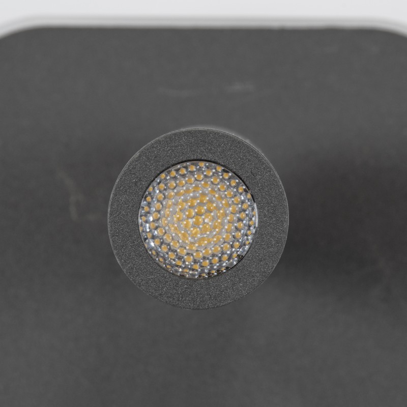 GLOBOSTAR® LADY-O 61365 Μοντέρνο Φωτιστικό Τοίχου - Απλίκα Ξενοδοχείου Reading Light με Φορτιστή USB 3A LED 10W 1000lm 36° & 360° AC 220-240V IP20 Φυσικό Λευκό 4500K - Bridgelux COB Chip & TÜV SÜD Driver - Γκρι Ανθρακί Ματ - Μ10.5 x Π10 x Υ18.5cm