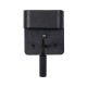 GloboStar® IBIS 61367 Μοντέρνο Φωτιστικό Τοίχου - Απλίκα Ξενοδοχείου Bed Side LED 10W 1100lm 36° & 360° AC 220-240V - Reading Light & Up/Down Light - Φορτιστής USB 3A - Μ10 x Π6.1 x Υ18cm - Φυσικό Λευκό 4500K - Μαύρο
