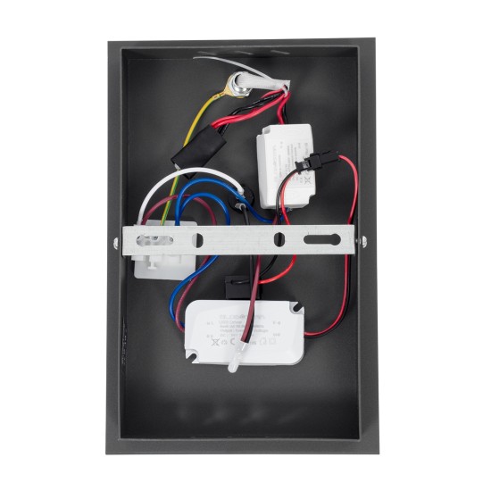 GloboStar® CROWN 61372 Μοντέρνο Φωτιστικό Τοίχου - Απλίκα Ξενοδοχείου Bed Side LED 5W 550lm 120° AC 220-240V - Reading Light - Φορτιστής USB 3A - Μ15 x Π15 x Υ23cm - Φυσικό Λευκό 4500K - Γκρι Ανθρακί GloboStar® CROWN 61372 Μοντέρνο Φωτιστικό Τοίχου - Απλίκα Ξενοδοχείου Bed Side LED 5W 550lm 120° AC 220-240V - Reading Light - Φορτιστής USB 3A - Μ15 x Π15 x Υ23cm - Φυσικό Λευκό 4500K - Γκρι Ανθρακί