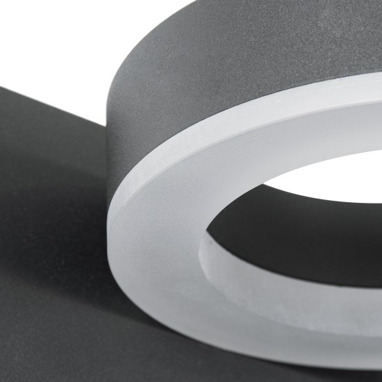 GloboStar® CROWN 61372 Μοντέρνο Φωτιστικό Τοίχου - Απλίκα Ξενοδοχείου Bed Side LED 5W 550lm 120° AC 220-240V - Reading Light - Φορτιστής USB 3A - Μ15 x Π15 x Υ23cm - Φυσικό Λευκό 4500K - Γκρι Ανθρακί GloboStar® CROWN 61372 Μοντέρνο Φωτιστικό Τοίχου - Απλίκα Ξενοδοχείου Bed Side LED 5W 550lm 120° AC 220-240V - Reading Light - Φορτιστής USB 3A - Μ15 x Π15 x Υ23cm - Φυσικό Λευκό 4500K - Γκρι Ανθρακί
