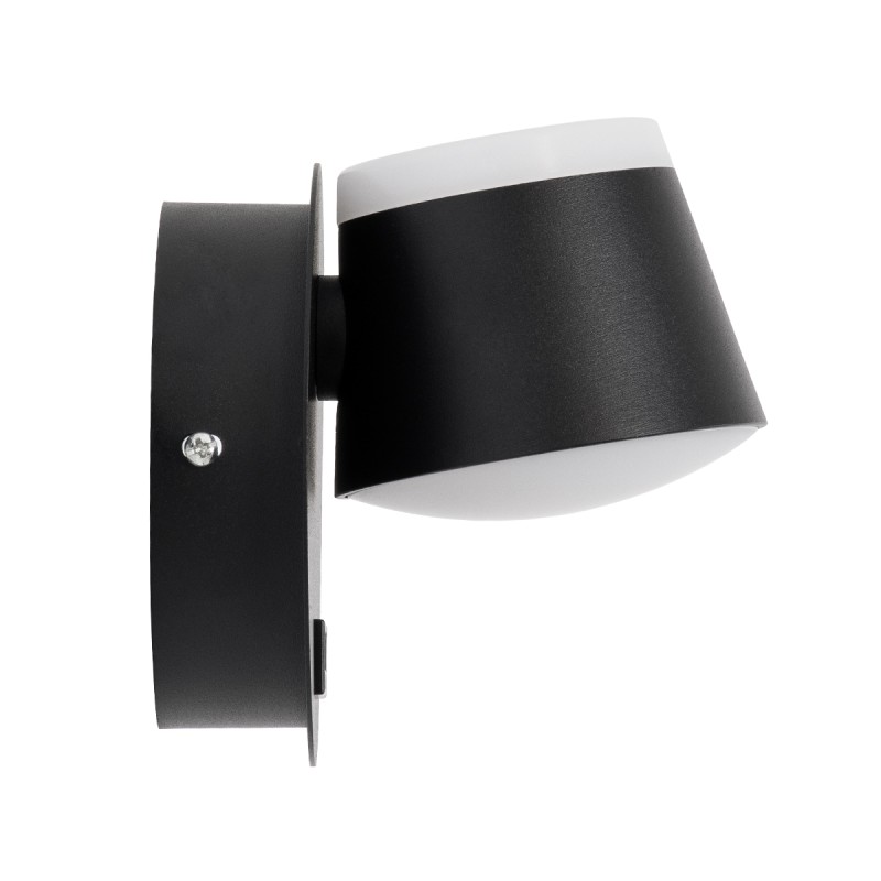 GLOBOSTAR® REGENCY 61373 Μοντέρνο Φωτιστικό Τοίχου - Απλίκα Ξενοδοχείου Reading Light με Φορτιστή USB 3A LED 8W 920lm 120° AC 220-240V IP20 Φυσικό Λευκό 4500K - Bridgelux SMD Chip & TÜV SÜD Driver - Μαύρο Ματ - Μ12 x Π12 x Υ13cm - 3 Χρόνια Εγγύηση