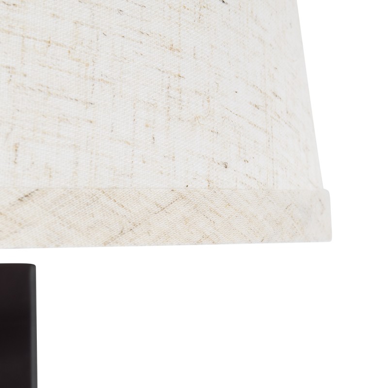 GloboStar® ROULETTE-R 61381 Μοντέρνο Φωτιστικό Τοίχου - Απλίκα Ξενοδοχείου Bed Side LED 3W 360lm & 1 x E27 36° & 360° AC 220-240V - Reading Up/Down Light - Φορτιστής USB 3A - Μ22 x Π23.5 x Υ37cm - Φυσικό Λευκό 4500K - Καφέ με Μπεζ Καπέλο - Σετ 2 Τ