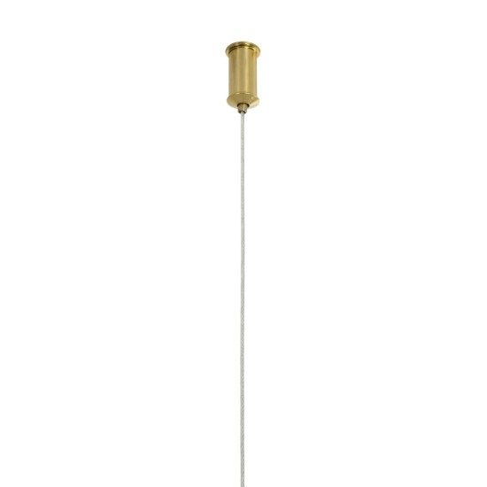 kelvo® LEXAGON 61398 Μοντέρνο Κρεμαστό Φωτιστικό Οροφής LED 120W 12000lm 200° AC 220-240V IP20 Ρυθμιζόμενο Λευκό CCT με Χειριστήριο από 2700K έως 6000K Dimmable - Lumileds SMD Chip - Χρυσό Βούρτσας - Μ110 x Π90 x Υ110cm - 3 Χρόνια Εγγύηση