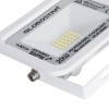 GloboStar® ATLAS 61407 Επαγγελματικός Προβολέας LED 20W 2500lm 120° AC 220-240V - Αδιάβροχος IP67 - Μ12 x Π2.5 x Υ9.5cm - Λευκό - Ψυχρό Λευκό 6000K - LUMILEDS Chips - TÜV Rheinland Certified - 5 Years Warranty