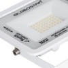 GloboStar® ATLAS 61415 Επαγγελματικός Προβολέας LED 30W 3450lm 120° AC 220-240V - Αδιάβροχος IP67 - Μ16 x Π2.5 x Υ12.5cm - Λευκό - Θερμό Λευκό 2700K - LUMILEDS Chips - TÜV Rheinland Certified - 5 Years Warranty