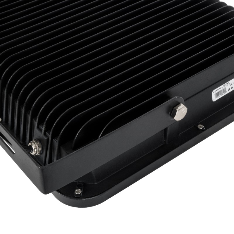 GloboStar® TITAN 61435 Επαγγελματικός Προβολέας για Γήπεδα Tennis & Ποδοσφαίρου 5x5 LED 390W 48750lm 60°x90° FishEye AC 220-240V - Αδιάβροχος IP67 - Μ32 x Π8 x Υ35cm - Μαύρο - Φυσικό Λευκό 5000K - LUMILEDS Chips - TÜV Rheinland Certified - 5 Χρόνια Εγ