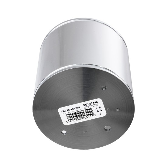 GloboStar® MARETTI 61448 Επιφανειακό Στρόγγυλο Φωτιστικό Σποτ με Ντουί 1 x GU10 VDE Certified AC 220-240V Αδιάβροχο IP65 - Σώμα Αλουμινίου & Υψηλής Αντοχής Tempered Glass - Φ9 x Υ9cm - Χρώμιο Νίκελ - 5 Χρόνια Εγγύηση GloboStar® MARETTI 61448 Επιφανειακό Στρόγγυλο Φωτιστικό Σποτ με Ντουί 1 x GU10 VDE Certified AC 220-240V Αδιάβροχο IP65 - Σώμα Αλουμινίου & Υψηλής Αντοχής Tempered Glass - Φ9 x Υ9cm - Χρώμιο Νίκελ - 5 Χρόνια Εγγύηση