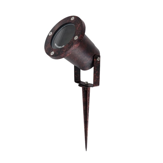 GloboStar® GARDELINI 61484 Καρφωτό Κινούμενο Φωτιστικό Σποτ Κήπου με Ντουί 1 x GU10 VDE Certified AC 220-240V Αδιάβροχο IP65 - Σώμα Αλουμινίου & Υψηλής Αντοχής Tempered Glass & Μ40cm VDE Καλώδιο Σύνδεσης - Φ10 x Υ30cm - Καφέ Εφέ Σκουριάς - 5 Χρόνι GloboStar® GARDELINI 61484 Καρφωτό Κινούμενο Φωτιστικό Σποτ Κήπου με Ντουί 1 x GU10 VDE Certified AC 220-240V Αδιάβροχο IP65 - Σώμα Αλουμινίου & Υψηλής Αντοχής Tempered Glass & Μ40cm VDE Καλώδιο Σύνδεσης - Φ10 x Υ30cm - Καφέ Εφέ Σκουριάς - 5 Χρόνι