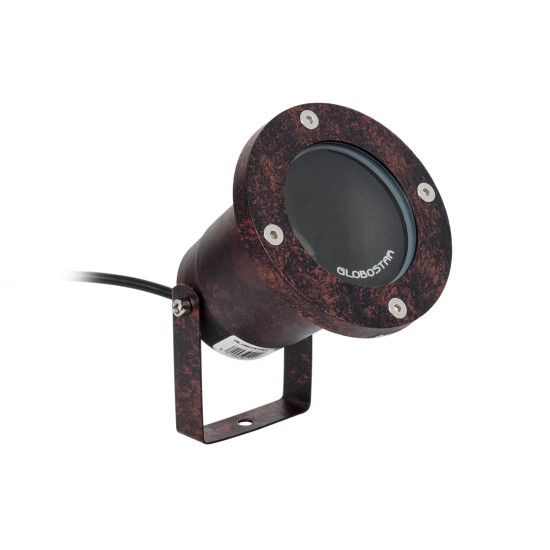 GloboStar® GARDELINI 61484 Καρφωτό Κινούμενο Φωτιστικό Σποτ Κήπου με Ντουί 1 x GU10 VDE Certified AC 220-240V Αδιάβροχο IP65 - Σώμα Αλουμινίου & Υψηλής Αντοχής Tempered Glass & Μ40cm VDE Καλώδιο Σύνδεσης - Φ10 x Υ30cm - Καφέ Εφέ Σκουριάς - 5 Χρόνι GloboStar® GARDELINI 61484 Καρφωτό Κινούμενο Φωτιστικό Σποτ Κήπου με Ντουί 1 x GU10 VDE Certified AC 220-240V Αδιάβροχο IP65 - Σώμα Αλουμινίου & Υψηλής Αντοχής Tempered Glass & Μ40cm VDE Καλώδιο Σύνδεσης - Φ10 x Υ30cm - Καφέ Εφέ Σκουριάς - 5 Χρόνι