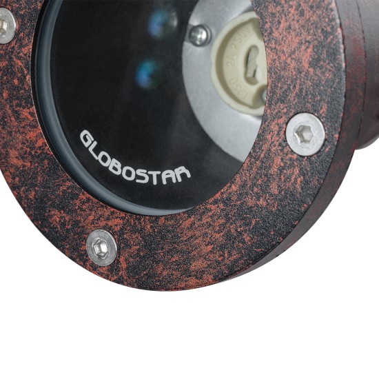 GloboStar® GARDELINI 61484 Καρφωτό Κινούμενο Φωτιστικό Σποτ Κήπου με Ντουί 1 x GU10 VDE Certified AC 220-240V Αδιάβροχο IP65 - Σώμα Αλουμινίου & Υψηλής Αντοχής Tempered Glass & Μ40cm VDE Καλώδιο Σύνδεσης - Φ10 x Υ30cm - Καφέ Εφέ Σκουριάς - 5 Χρόνι GloboStar® GARDELINI 61484 Καρφωτό Κινούμενο Φωτιστικό Σποτ Κήπου με Ντουί 1 x GU10 VDE Certified AC 220-240V Αδιάβροχο IP65 - Σώμα Αλουμινίου & Υψηλής Αντοχής Tempered Glass & Μ40cm VDE Καλώδιο Σύνδεσης - Φ10 x Υ30cm - Καφέ Εφέ Σκουριάς - 5 Χρόνι