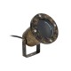 GloboStar® GARDELINI 61485 Καρφωτό Κινούμενο Φωτιστικό Σποτ Κήπου με Ντουί 1 x GU10 VDE Certified AC 220-240V Αδιάβροχο IP65 - Σώμα Αλουμινίου & Υψηλής Αντοχής Tempered Glass & Μ40cm VDE Καλώδιο Σύνδεσης - Φ10 x Υ30cm - Χρυσό Εφέ Σκουριάς - 5 Χρόν