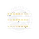GLOBOSTAR® PARKING 61499 120cm Λάμπα T8 G13 Τύπου Φθορίου Τεχνολογίας Smart Group Linkable Control System 2.4Ghz με Αισθητήρα Κίνησης Microwave LED 16W 2000lm 220° AC 220-240V IP20 Λευκό Γαλακτερό Γυαλί - Ψυχρό Λευκό 6000K - LUMILEDs SMD Chip - Μ120 x Π3