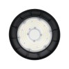 GLOBOSTAR® INDUSTRY 61501 Βιομηχανικό Φωτιστικό Καμπάνα High Bay UFO LED 150W 22500lm SDCM<5 90° AC 85-265V Αδιάβροχο IP65 IK08 Μαύρο Χυτό Αλουμίνιο - Φυσικό Λευκό 5000K - 275 x Sanan Opto SMD Chip & TÜV SÜD Driver - Μ26.5 x Π26.5 x Υ15cm - 5 Χρόνι