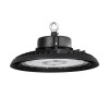 GLOBOSTAR® INDUSTRY 61502 Βιομηχανικό Φωτιστικό Καμπάνα High Bay UFO LED 200W 30000lm SDCM<5 90° AC 85-265V Αδιάβροχο IP65 IK08 Μαύρο Χυτό Αλουμίνιο - Φυσικό Λευκό 5000K - 338 x Sanan Opto SMD Chip & TÜV SÜD Driver - Μ30 x Π30 x Υ16cm - 5 Χρόνια Εγ