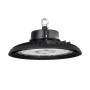 GLOBOSTAR® INDUSTRY 61502 Βιομηχανικό Φωτιστικό Καμπάνα High Bay UFO LED 200W 30000lm SDCM<5 90° AC 85-265V Αδιάβροχο IP65 IK08 Φυσικό Λευκό 5000K - 338 x Sanan Opto SMD Chip & TÜV SÜD Driver - Μαύρο Χυτό Αλουμίνιο - Μ30 x Π30 x Υ16cm - 5 Χρόνια Εγ
