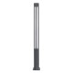 GloboStar® CANCUN 61509 Urban Light Φωτιστικό Πάρκου - Πλατείας - Κήπου Ύψους 2 μέτρων LED 40W 5440lm 60° AC100-240VAC IP67 IK09 - D15.5 x H200cm - Anthracite Grey - Φυσικό Λευκό 4000K - LUMILEDS - MEAN WELL DRIVER - 5 Years Warranty