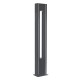 GloboStar® MERIDA 61513 Urban Light Φωτιστικό Πάρκου - Πλατείας - Κήπου Ύψους 2 μέτρων LED 40W 5440lm 60° AC100-240VAC IP67 IK09 - Μ32 x Π13 x Υ200cm - Anthracite Grey - Φυσικό Λευκό 4000K - LUMILEDS - MEAN WELL DRIVER - 5 Years Warranty