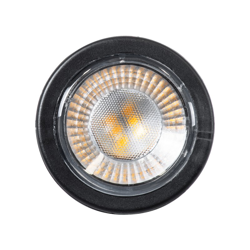 GloboStar® GARDENINI 61543 Καρφωτό Φωτιστικό Σποτ Κήπου LED 5W 650lm 38° DC 24V IP68 Υψηλής Αντοχής ABS IK06 Φ5.5 x Υ13.5cm - Θερμό Λευκό 2700K Dimmable - Μαύρο - Bridgelux Chip - 3 Years Warranty