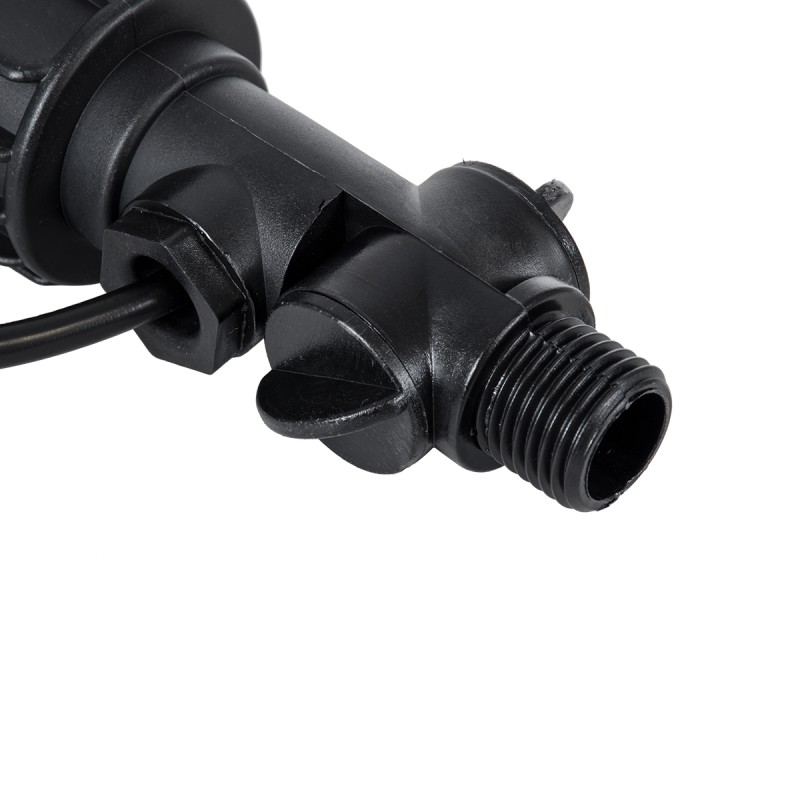 GloboStar® GARDENINI 61543 Καρφωτό Φωτιστικό Σποτ Κήπου LED 5W 650lm 38° DC 24V IP68 Υψηλής Αντοχής ABS IK06 Φ5.5 x Υ13.5cm - Θερμό Λευκό 2700K Dimmable - Μαύρο - Bridgelux Chip - 3 Years Warranty