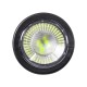 GloboStar® GARDENINI 61544 Καρφωτό Φωτιστικό Σποτ Κήπου LED 5W 550lm 38° DC 24V IP68 Υψηλής Αντοχής ABS IK06 Φ5.5 x Υ13.5cm - Πράσινο 550nm Dimmable - Μαύρο - Bridgelux Chip - 3 Years Warranty