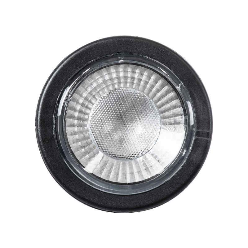 GloboStar® GARDENINI 61545 Καρφωτό Φωτιστικό Σποτ Κήπου LED 5W 550lm 38° DC 24V IP68 Υψηλής Αντοχής ABS IK06 Φ5.5 x Υ13.5cm - Μπλε 450nm Dimmable - Μαύρο - Bridgelux Chip - 3 Years Warranty