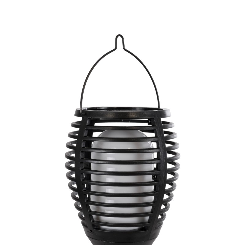 GloboStar® FIAMMA 61549 Αυτόνομο Ηλιακό Καρφωτό Φωτιστικό Κήπου LED SMD 2W 80lm με Ενσωματωμένη Μπαταρία 1500mAh - Φωτοβολταϊκό Πάνελ - Αισθητήρα Ημέρας-Νύχτας Φαναράκι Κήπου - Εφέ Φλόγας Διακοσμητικό - Αδιάβροχο IP65 - 1800K Φ10 x Υ55cm - 2 Χρόνια Εγγύησ