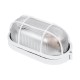GLOBOSTAR® BOATLIGHT 61582 Φωτιστικό Καραβοχελώνα Τοίχου - Απλίκα με Ντουί 1 x E27 120° AC 220-240V Αδιάβροχο IP65 -  Λευκό Ματ - Μ21 x Π10.4 x Υ9cm
