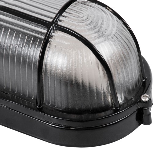 GLOBOSTAR® BOATLIGHT 61583 Vintage Φωτιστικό Καραβοχελώνα Τοίχου - Απλίκα με Ντουί 1 x E27 AC 220-240V Αδιάβροχο IP65 - Μαύρο Ματ - Μ21 x Π10.4 x Υ9cm GLOBOSTAR® BOATLIGHT 61583 Φωτιστικό Καραβοχελώνα Τοίχου - Απλίκα με Ντουί 1 x E27 120° AC 220-240V Αδιάβροχο IP65 - Μαύρο Ματ - Μ21 x Π10.4 x Υ9cm