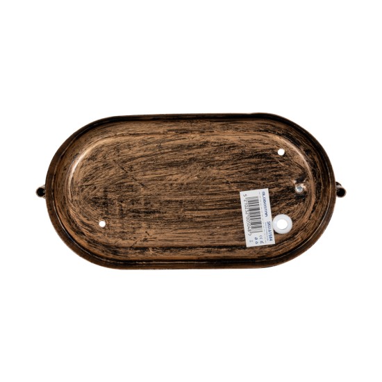 GLOBOSTAR® BOATLIGHT 61584 Vintage Φωτιστικό Καραβοχελώνα Τοίχου - Απλίκα με Ντουί 1 x E27 AC 220-240V Αδιάβροχο IP65 - Μπρονζέ Εφέ Σκουριάς Ματ - Μ21 x Π10.4 x Υ9cm GLOBOSTAR® BOATLIGHT 61584 Vintage Φωτιστικό Καραβοχελώνα Τοίχου - Απλίκα με Ντουί 1 x E27 120° AC 220-240V Αδιάβροχο IP65 - Μπρονζέ Εφέ Σκουριάς Ματ - Μ21 x Π10.4 x Υ9cm