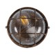 GLOBOSTAR® BOATLIGHT 61587 Vintage Φωτιστικό Καραβοχελώνα Τοίχου & Οροφής με Ντουί 1 x E27 AC 220-240V Αδιάβροχο IP65 - Μπρονζέ Εφέ Σκουριάς Ματ - Μ17.5 x Π17.5 x Υ9cm