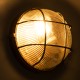 GLOBOSTAR® BOATLIGHT 61587 Vintage Φωτιστικό Καραβοχελώνα Τοίχου & Οροφής με Ντουί 1 x E27 AC 220-240V Αδιάβροχο IP65 - Μπρονζέ Εφέ Σκουριάς Ματ - Μ17.5 x Π17.5 x Υ9cm