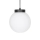 GLOBOSTAR® AGROS 61591 Μοντέρνο Κρεμαστό Φωτιστικό Οροφής με Ντουί 1 x E27 AC 220-240V IP65 - Λευκό & Μάυρο - Μ20 x Π20 x Υ22cm GLOBOSTAR® AGROS 61591 Κρεμαστό Φωτιστικό Οροφής Κήπου με Ντουί 1 x E27 AC 220-240V Αδιάβροχο IP65 - Λευκό & Μάυρο - Μ20 x Π20 x Υ22cm