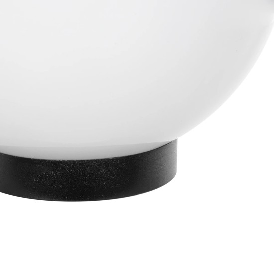 GLOBOSTAR® AGROS 61594 Φωτιστικό Κήπου με Ντουί 1 x E27 AC 220-240V Αδιάβροχο IP65 - Λευκό & Μάυρο - Μ20 x Π20 x Υ22cm GLOBOSTAR® AGROS 61594 Φωτιστικό Κήπου με Ντουί 1 x E27 AC 220-240V Αδιάβροχο IP65 - Λευκό & Μάυρο - Μ20 x Π20 x Υ22cm