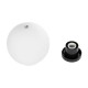 GLOBOSTAR® AGROS 61594 Φωτιστικό Κήπου με Ντουί 1 x E27 AC 220-240V Αδιάβροχο IP65 - Λευκό & Μάυρο - Μ20 x Π20 x Υ22cm GLOBOSTAR® AGROS 61594 Φωτιστικό Κήπου με Ντουί 1 x E27 AC 220-240V Αδιάβροχο IP65 - Λευκό & Μάυρο - Μ20 x Π20 x Υ22cm
