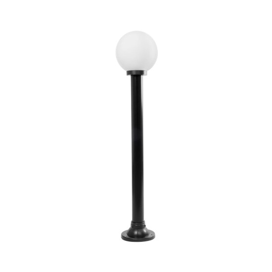 GLOBOSTAR® AGROS 61596 Φωτιστικό Κολωνάκι Κήπου με Ντουί 1 x E27 AC 220-240V Αδιάβροχο IP65 - Λευκό & Μάυρο - Μ20 x Π20 x Υ100cm GLOBOSTAR® AGROS 61596 Φωτιστικό Κολωνάκι Κήπου με Ντουί 1 x E27 AC 220-240V Αδιάβροχο IP65 - Λευκό & Μάυρο - Μ20 x Π20 x Υ100cm